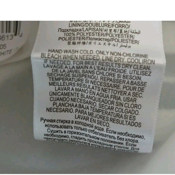 BCBGMAXAZRIA Piper Dress Size 8 Black White Striped Peplum - Picture 13 of 13